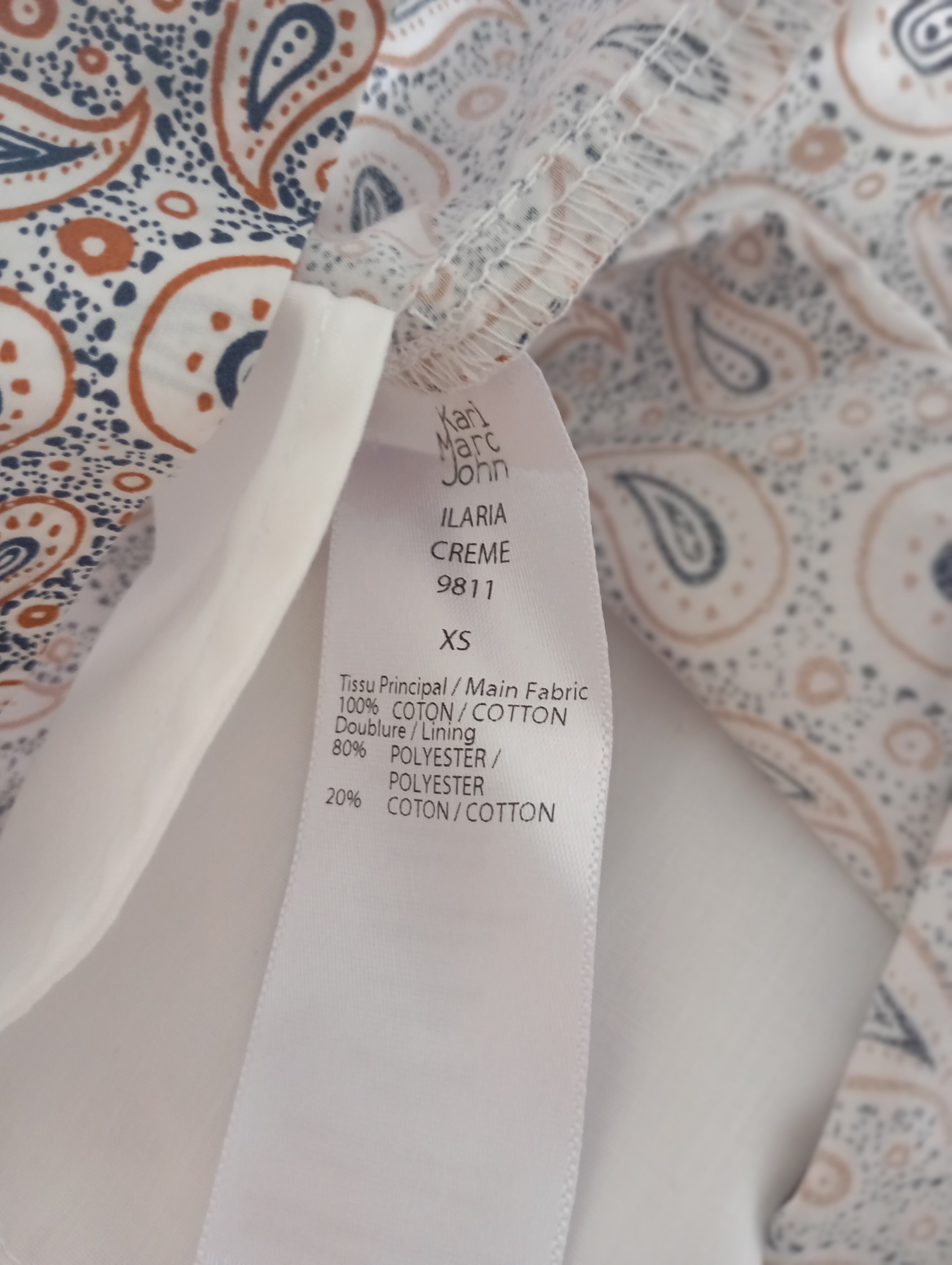 Short Karl Marc John – Imprimé Paisley – Taille XS / 34
