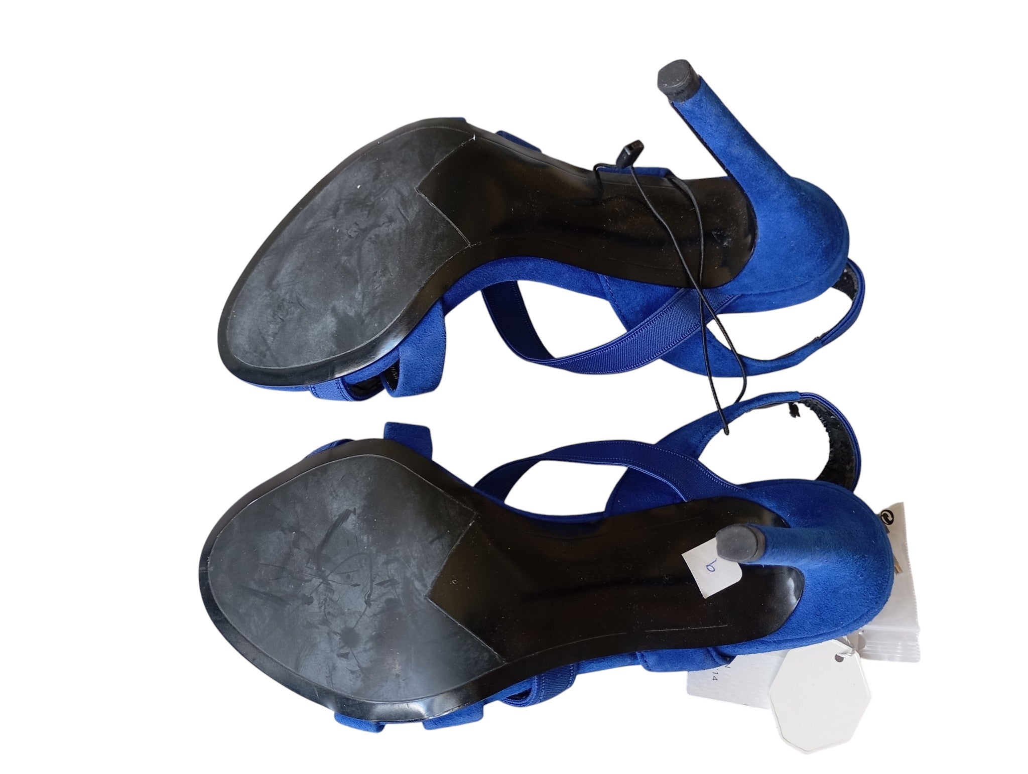 Sandales Zara Bleu Électrique Talons Aiguilles – Taille 37