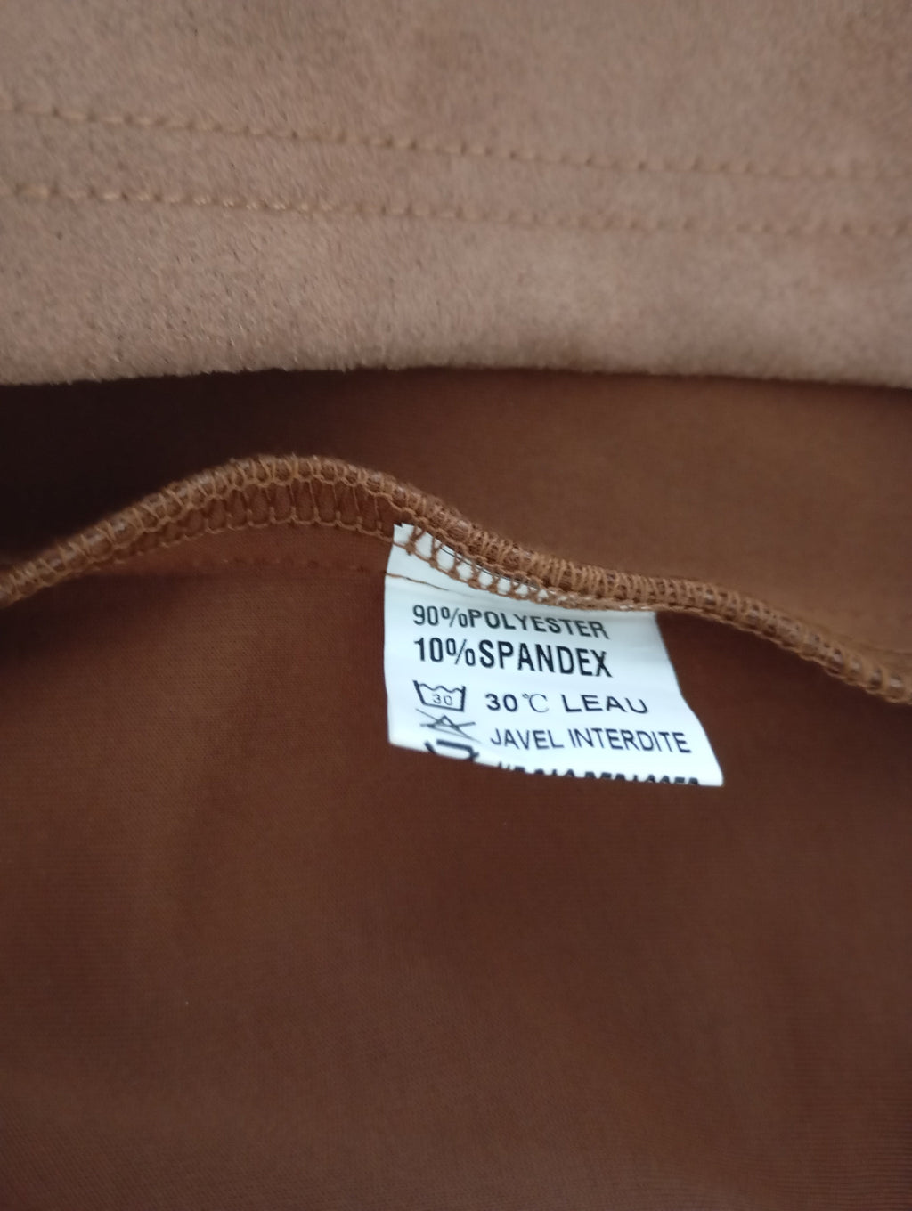 Robe Courte Drole de Copine Paris Camel Broderies Ethniques – Taille M
