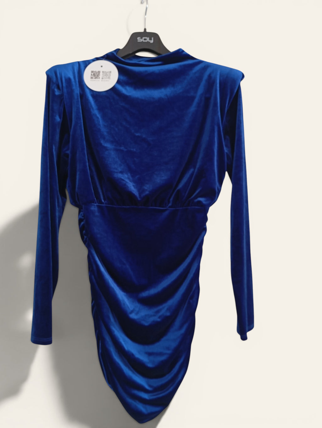 Robe Mia&Lova Bleu Roi Suédine – Taille S