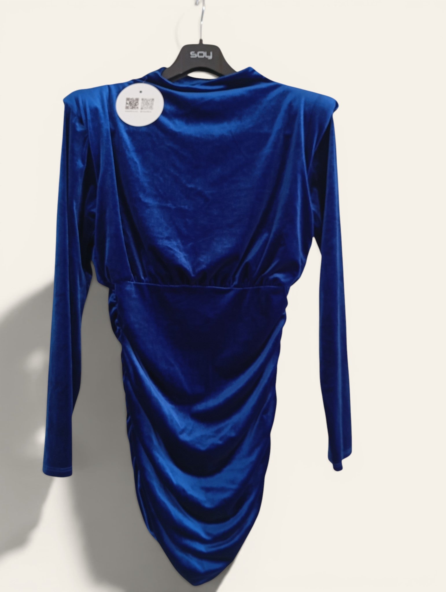 Robe Mia&Lova Bleu Roi Suédine – Taille S