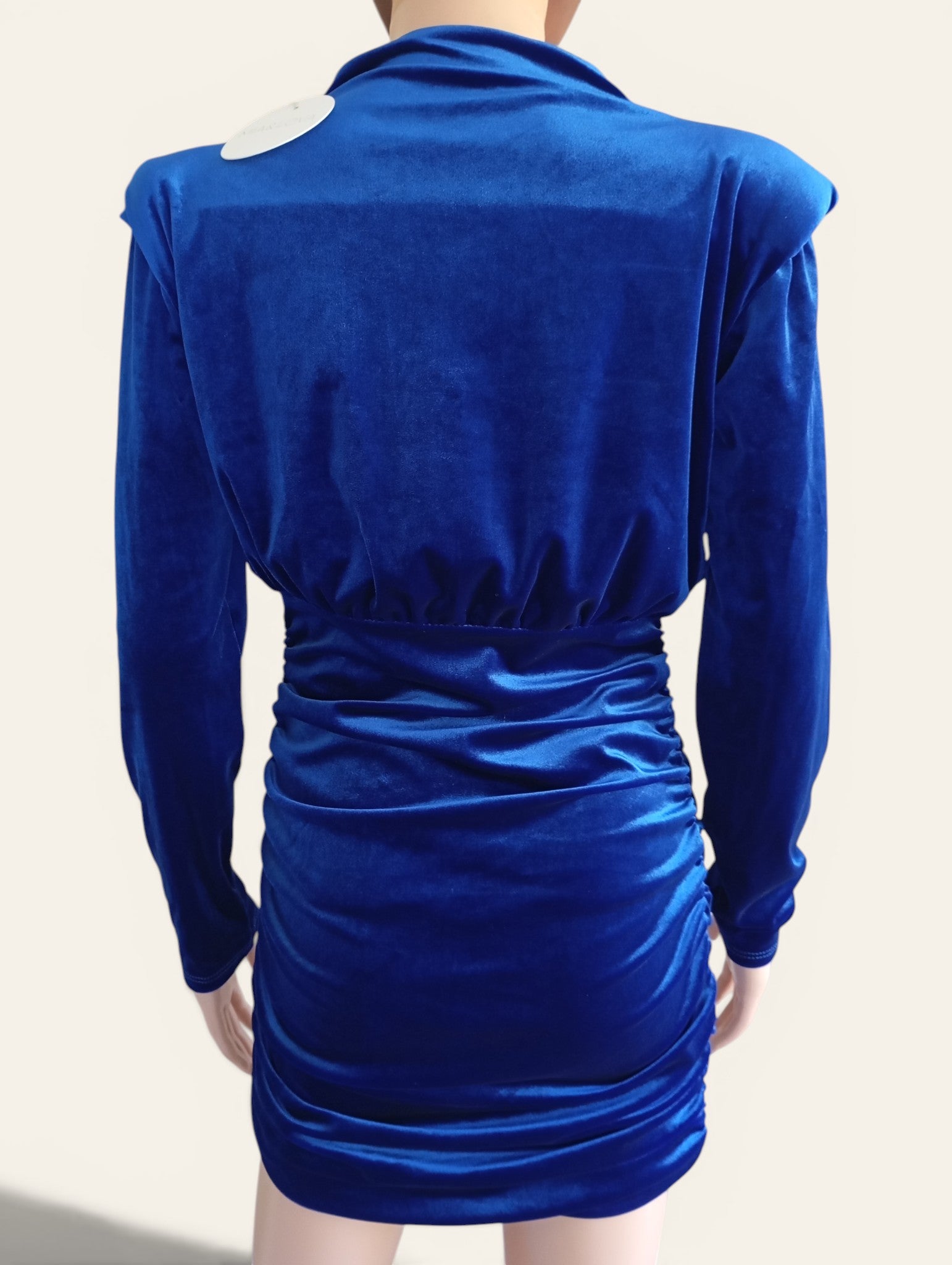 Robe Mia&Lova Bleu Roi Suédine – Taille S