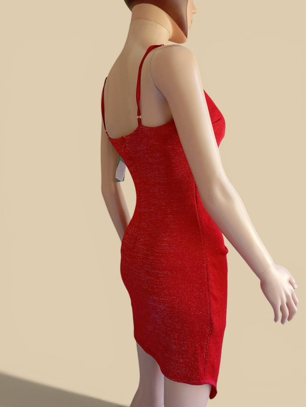 Robe de Soirée Rouge Scintillante – Taille S