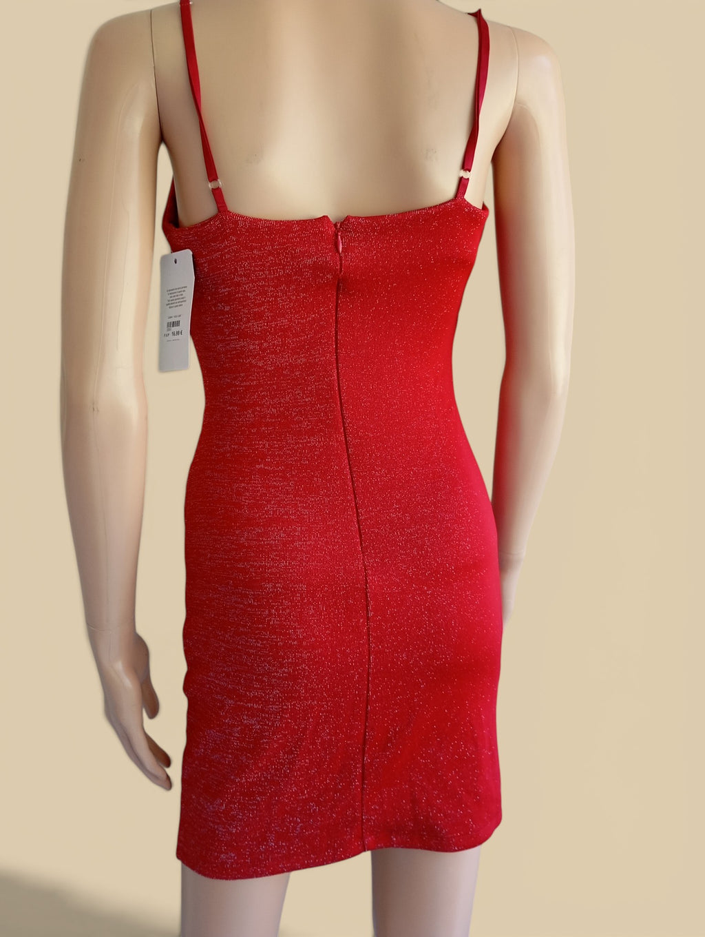 Robe de Soirée Rouge Scintillante – Taille S