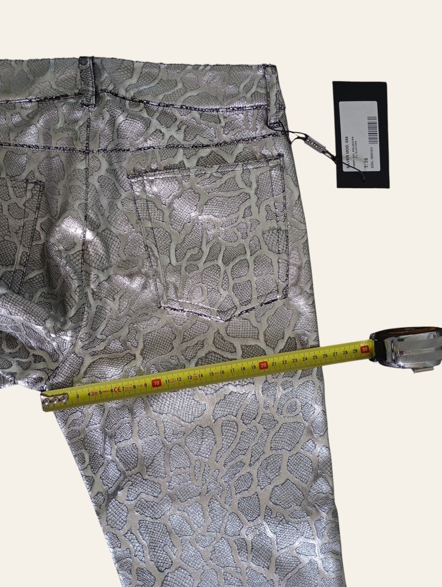 Pantalon Droit Argenté Kleymac – Taille 36