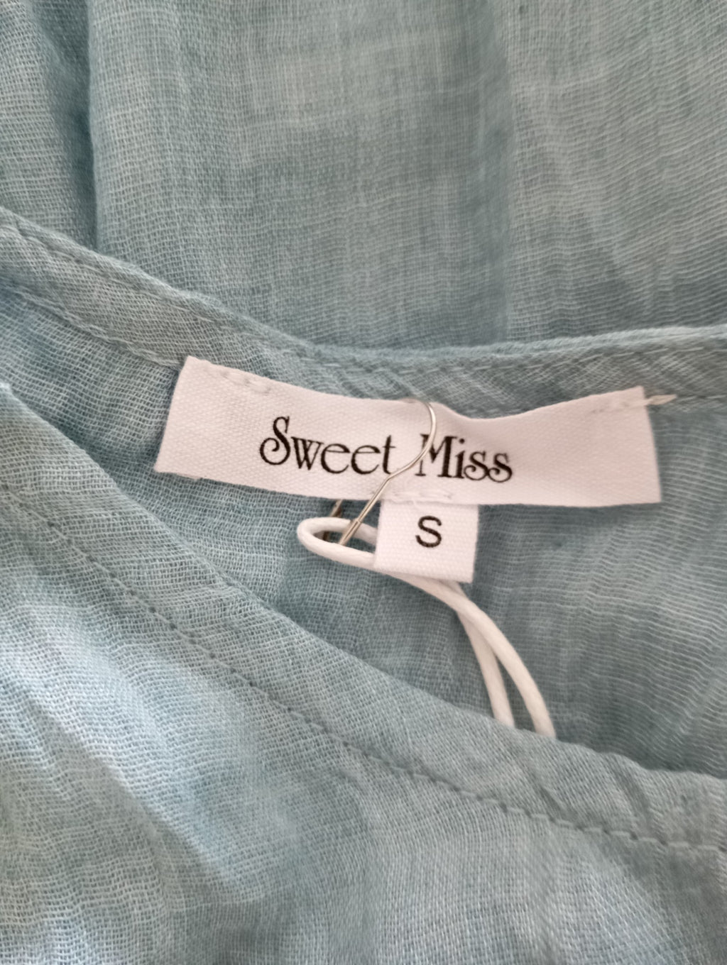 Robe courte Sweet Miss – Bleu ciel – Taille S
