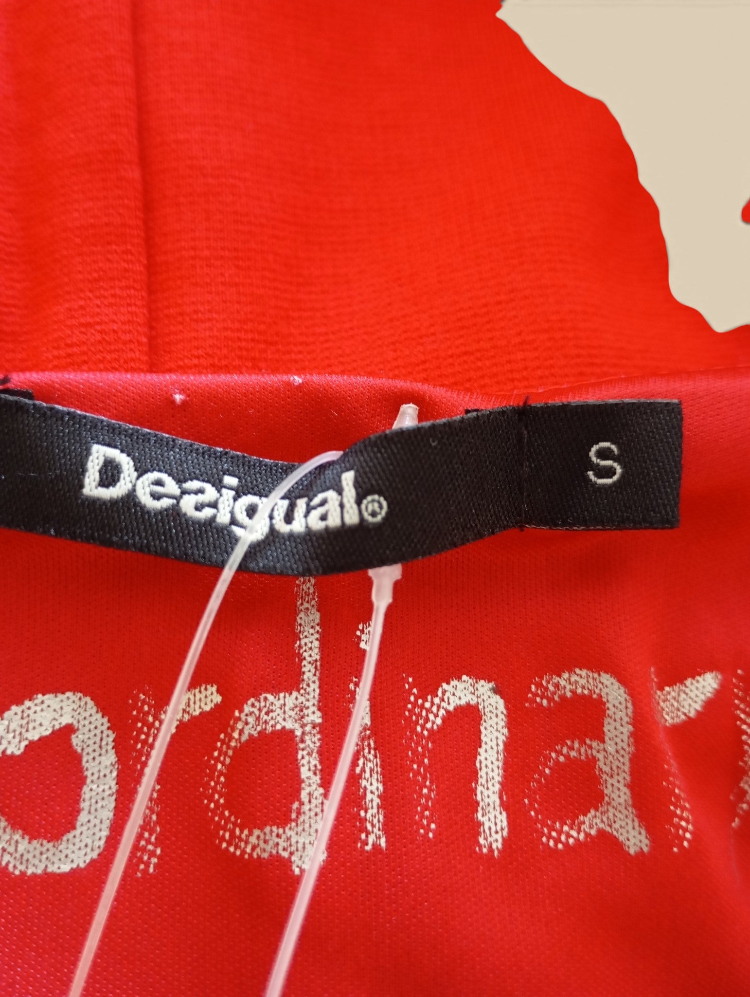 Desigual Robe Vest Dominique – Rouge – Taille S