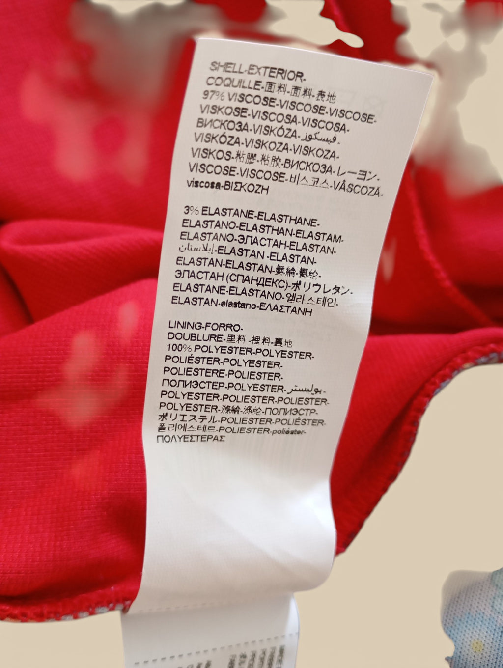 Desigual Robe Vest Dominique – Rouge – Taille S