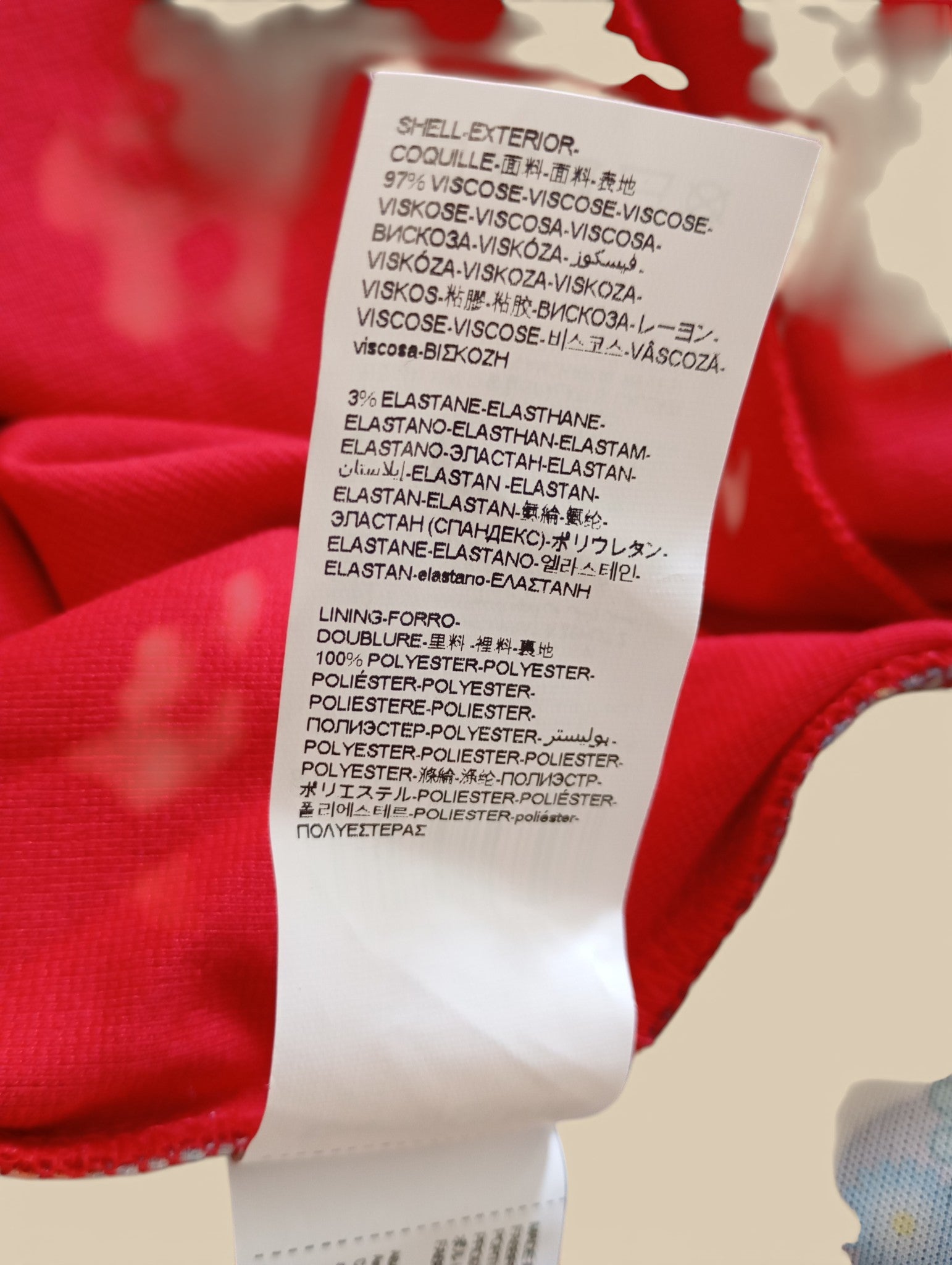 Desigual Robe Vest Dominique – Rouge – Taille S