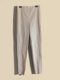 Pantalon Skinny Similicuir Zara Hi-Rise – Beige – Taille S