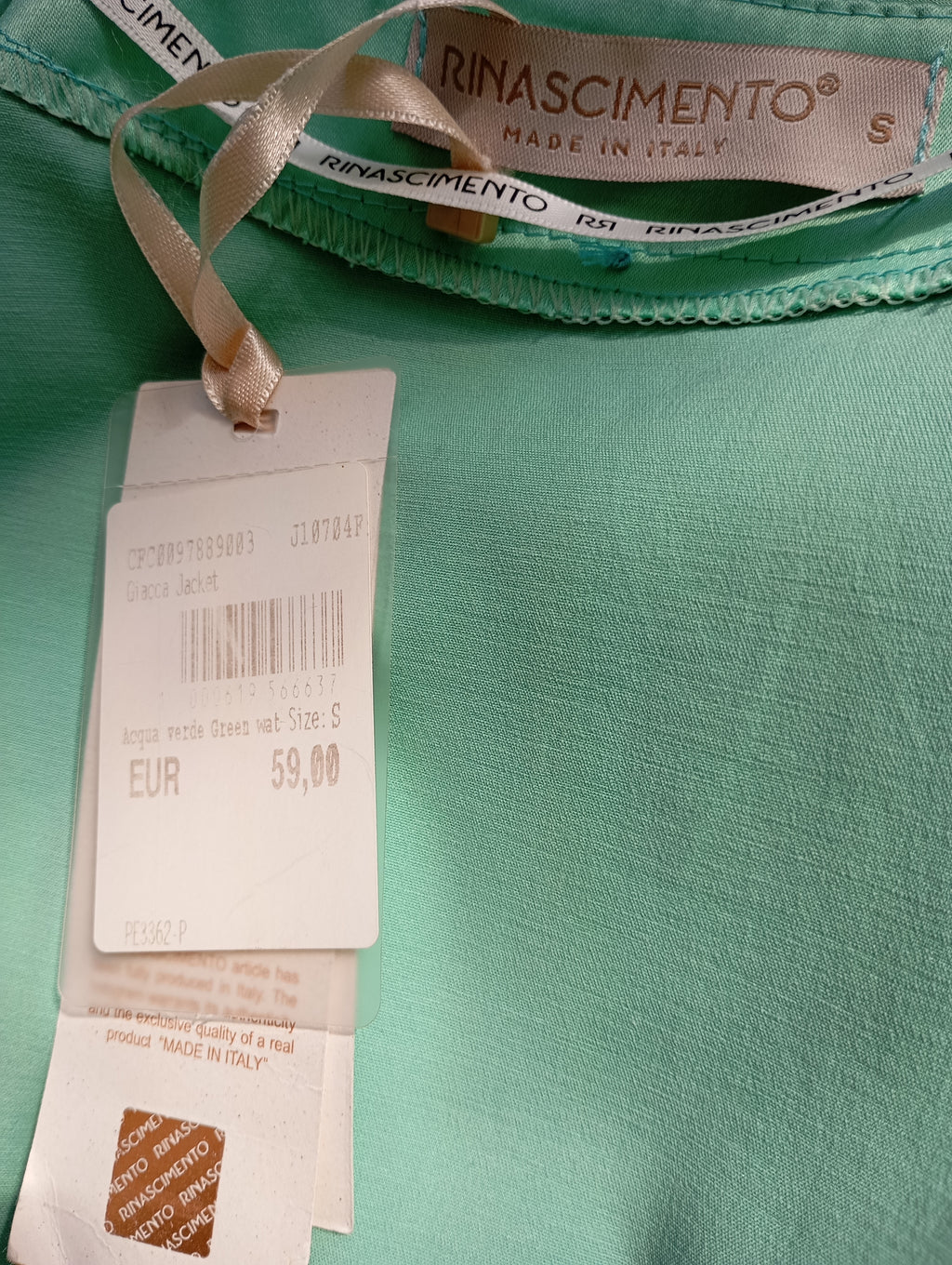 Boléro Rinascimento Gianna – Vert Menthe – Taille S