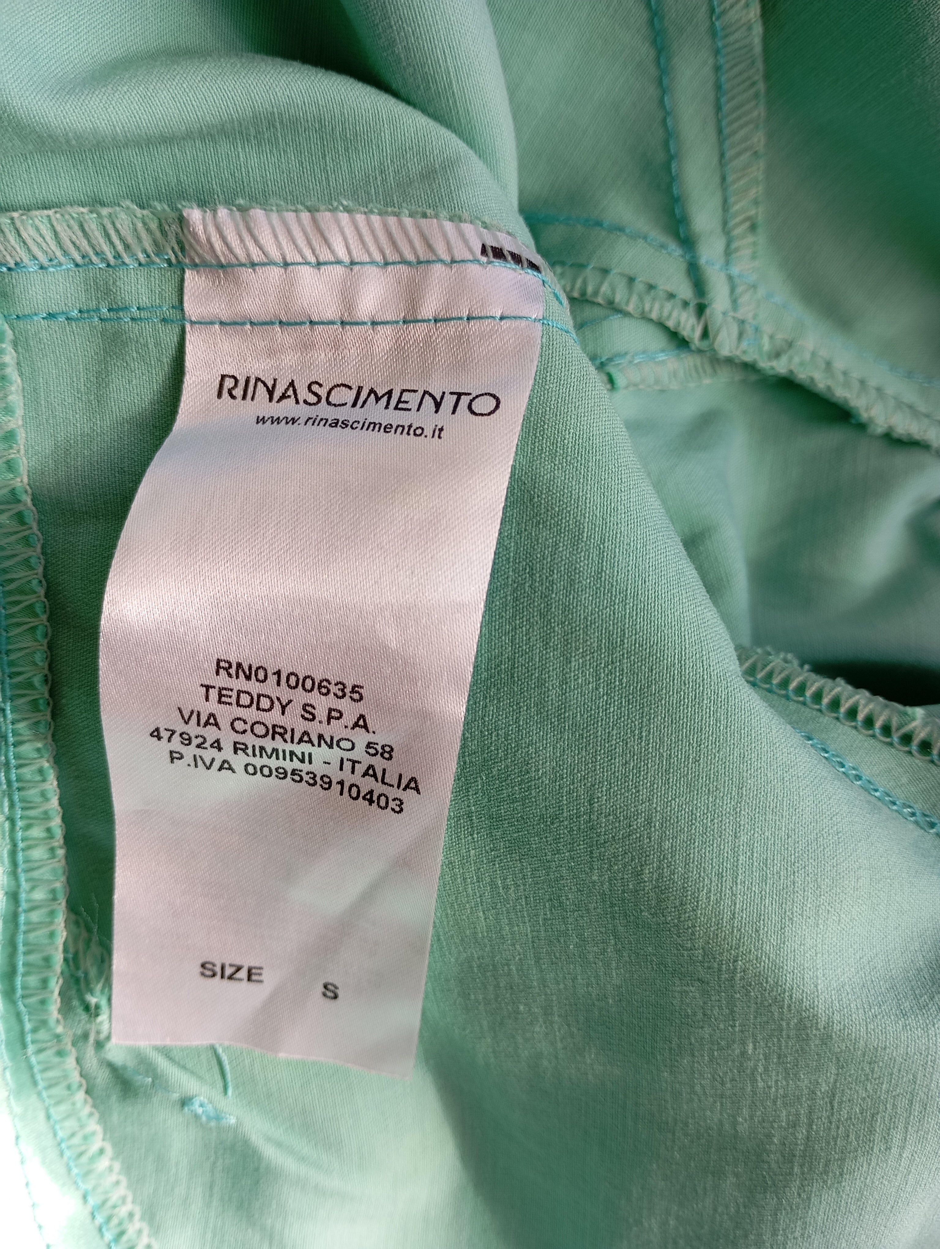 Boléro Rinascimento Gianna – Vert Menthe – Taille S