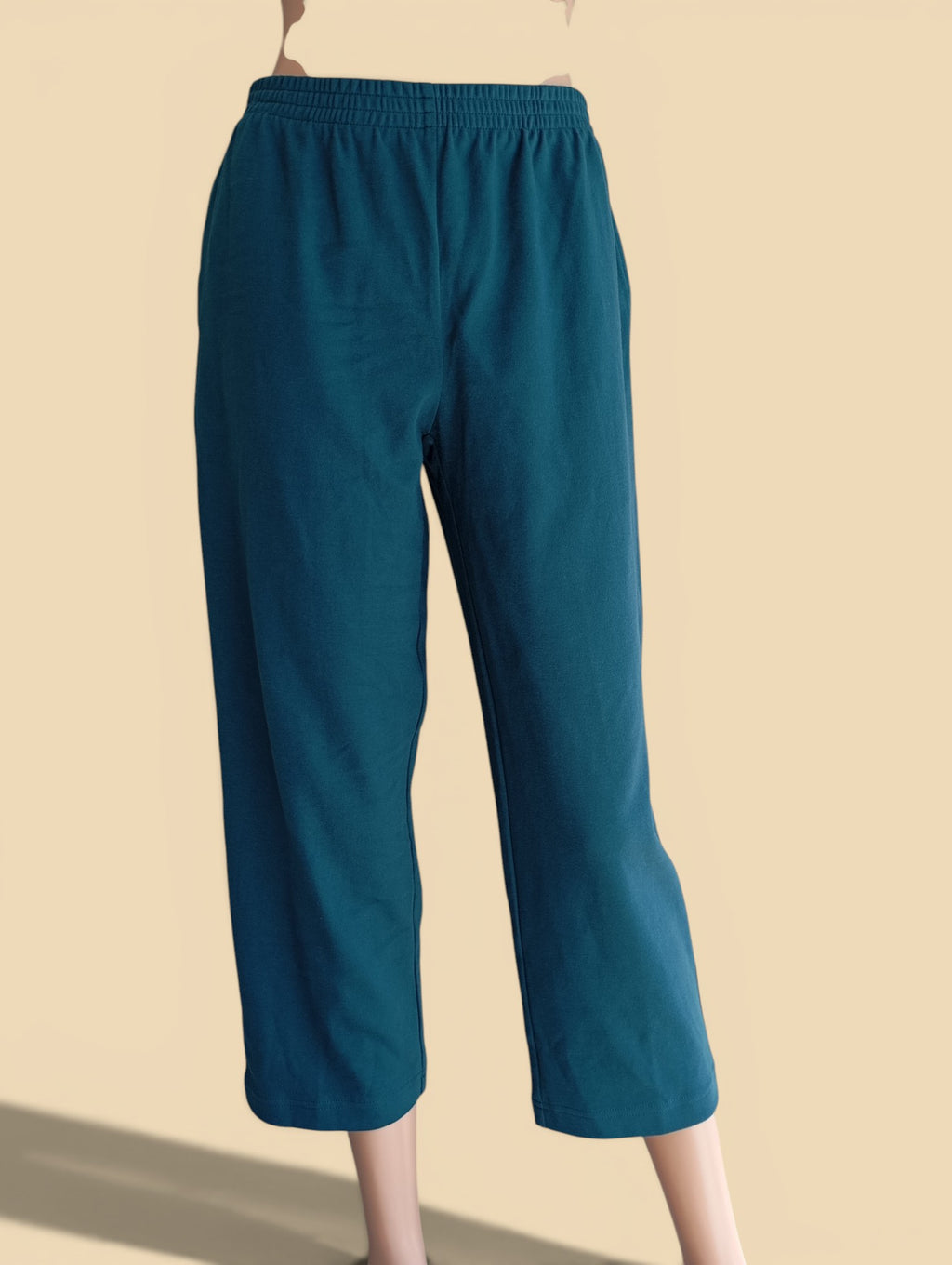Pantalon Laura Scott Petite Bleu Canard – Coupe Droite 7/8 – Taille S
