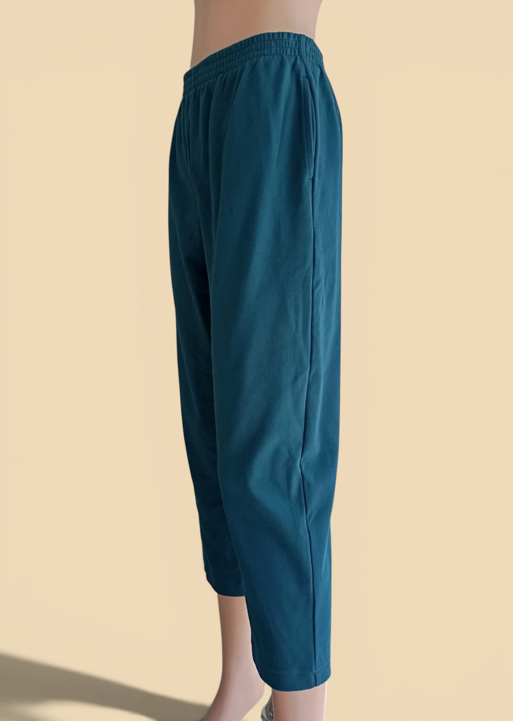 Pantalon Laura Scott Petite Bleu Canard – Coupe Droite 7/8 – Taille S