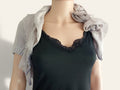 Boléro Patrizia Pepe – Gris Perle | Rosette | Taille 1