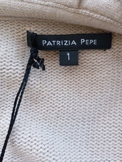 Boléro Patrizia Pepe – Gris Perle | Rosette | Taille 1