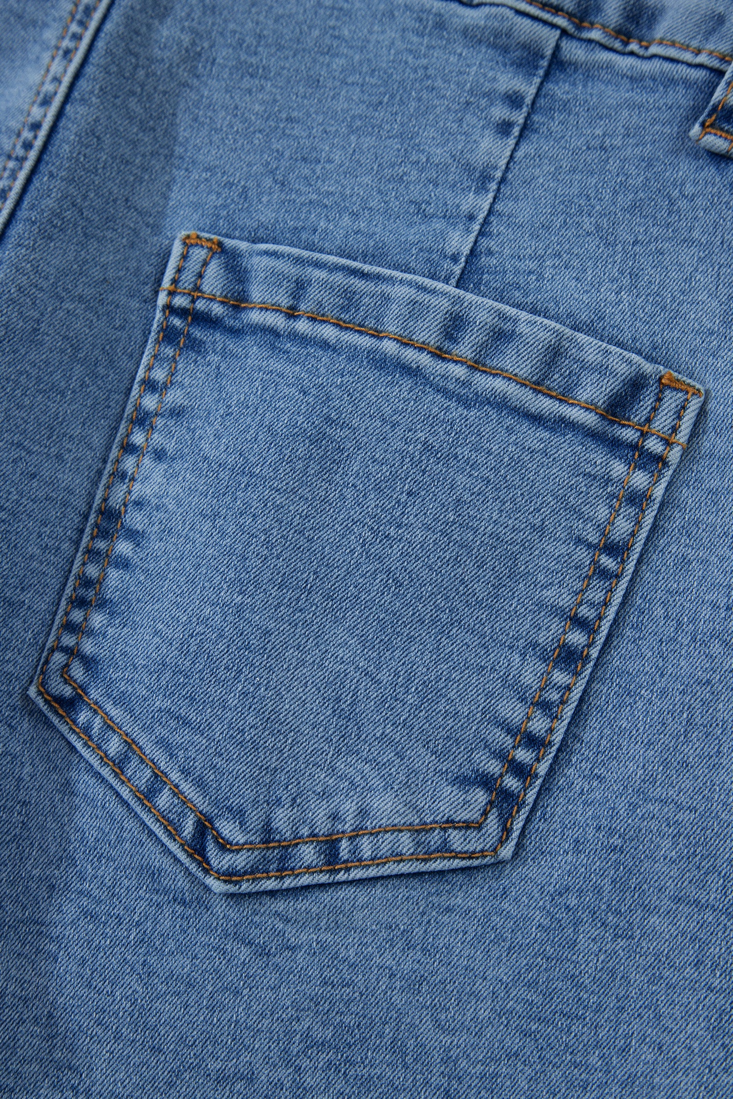 Short en jean à ourlet retroussé — Ivy