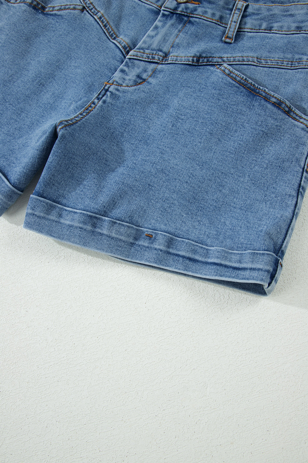 Short en jean à ourlet retroussé — Ivy