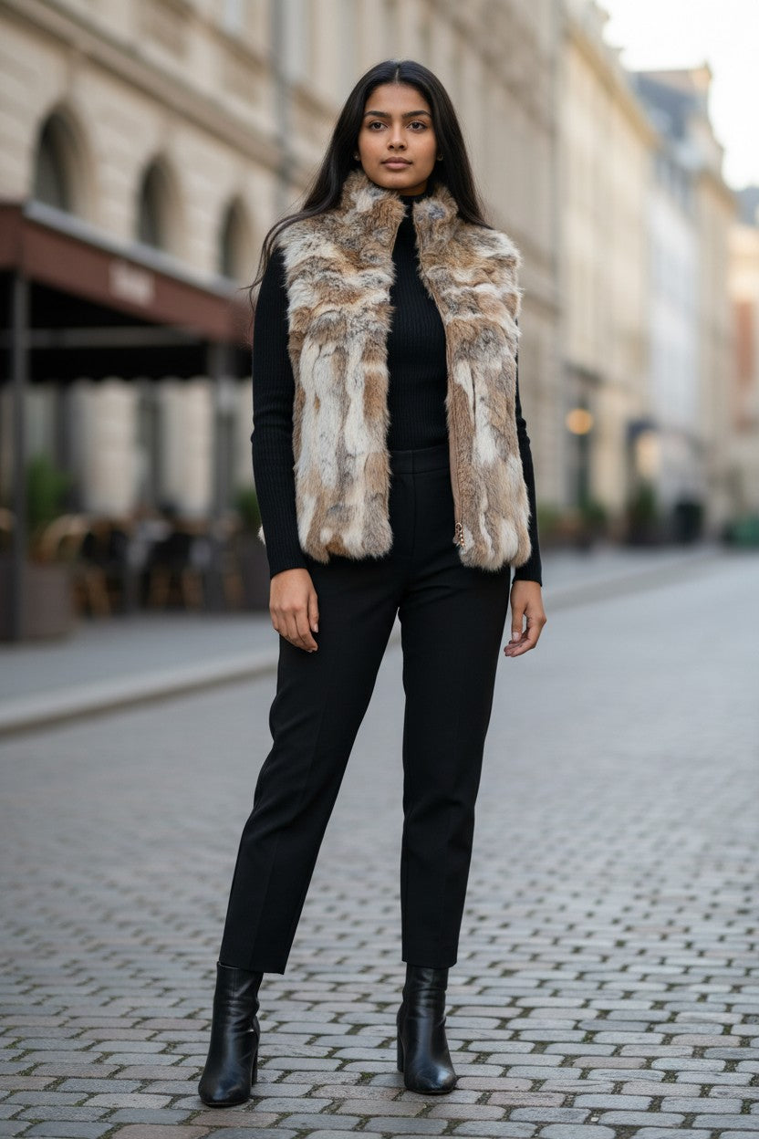 Gilet sans manches Vintage - M - Marron - Très bon état