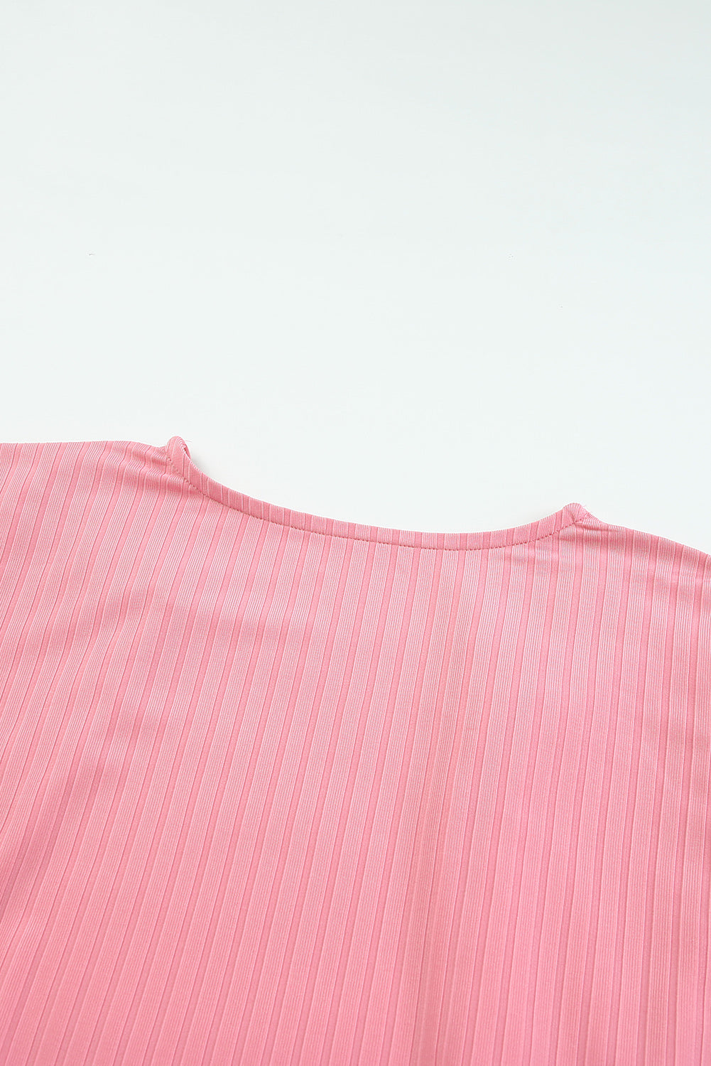 Gilet ouvert côtelé Grande Taille — Rose