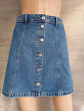 Mini-jupe en jean - H&m Divided - 36 - Bleu - Très bon état