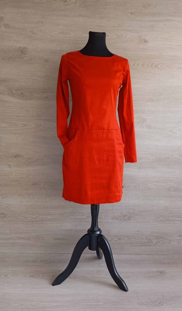 Robe courte manches longues 🌸 Skunkfunk 🌸 M - Corail - Neuf avec étiquette