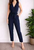 Jolie combinaison pantalon H&m taille S - marine - Neuve avec étiquette