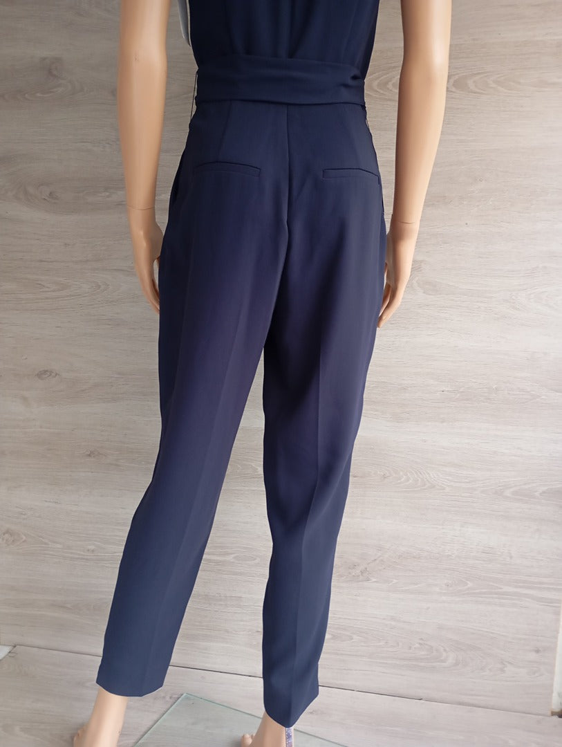 Jolie combinaison pantalon H&m taille S - marine - Neuve avec étiquette