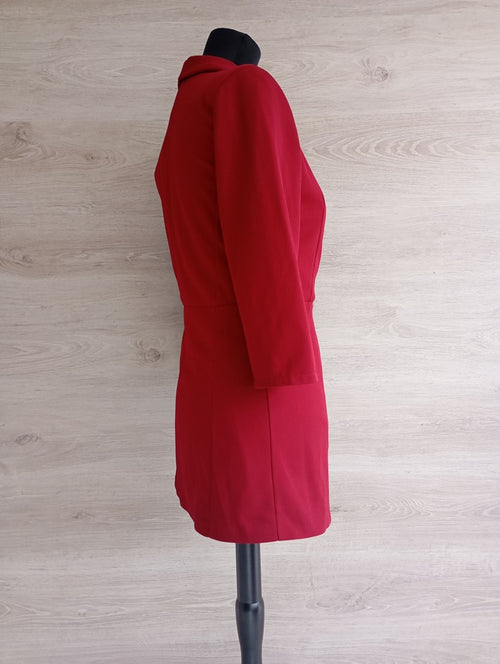 Blazer manches longues Boohoo - 34 - Rouge/bordeau - neuf