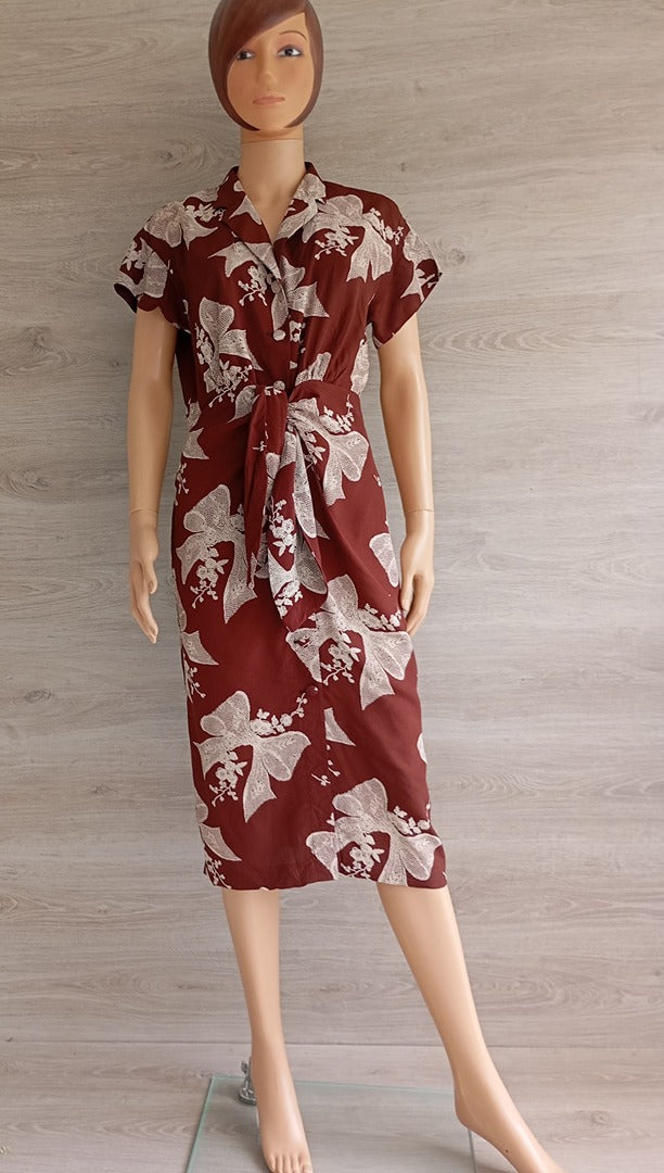 Robe midi Boa Paris - 38 - Bordeaux - Très bon état - viscose