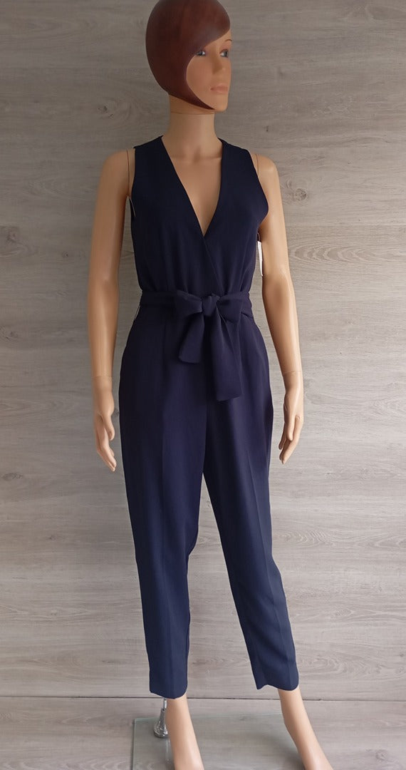 Jolie combinaison pantalon H&m taille S - marine - Neuve avec étiquette