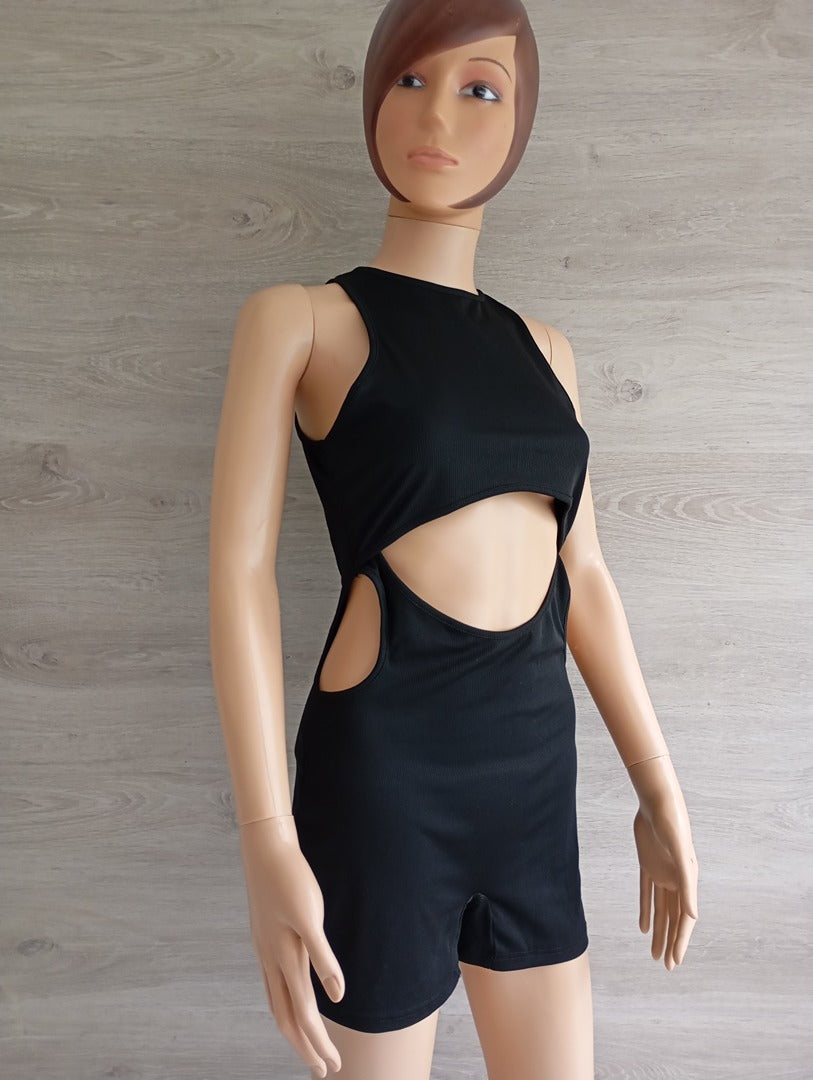 Combishort Shein - M - Noir - Neuf avec étiquette