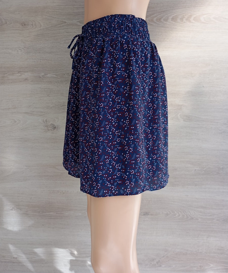 Mini-jupe bleu marine - Camaïeu - T36 - Neuve avec étiquette
