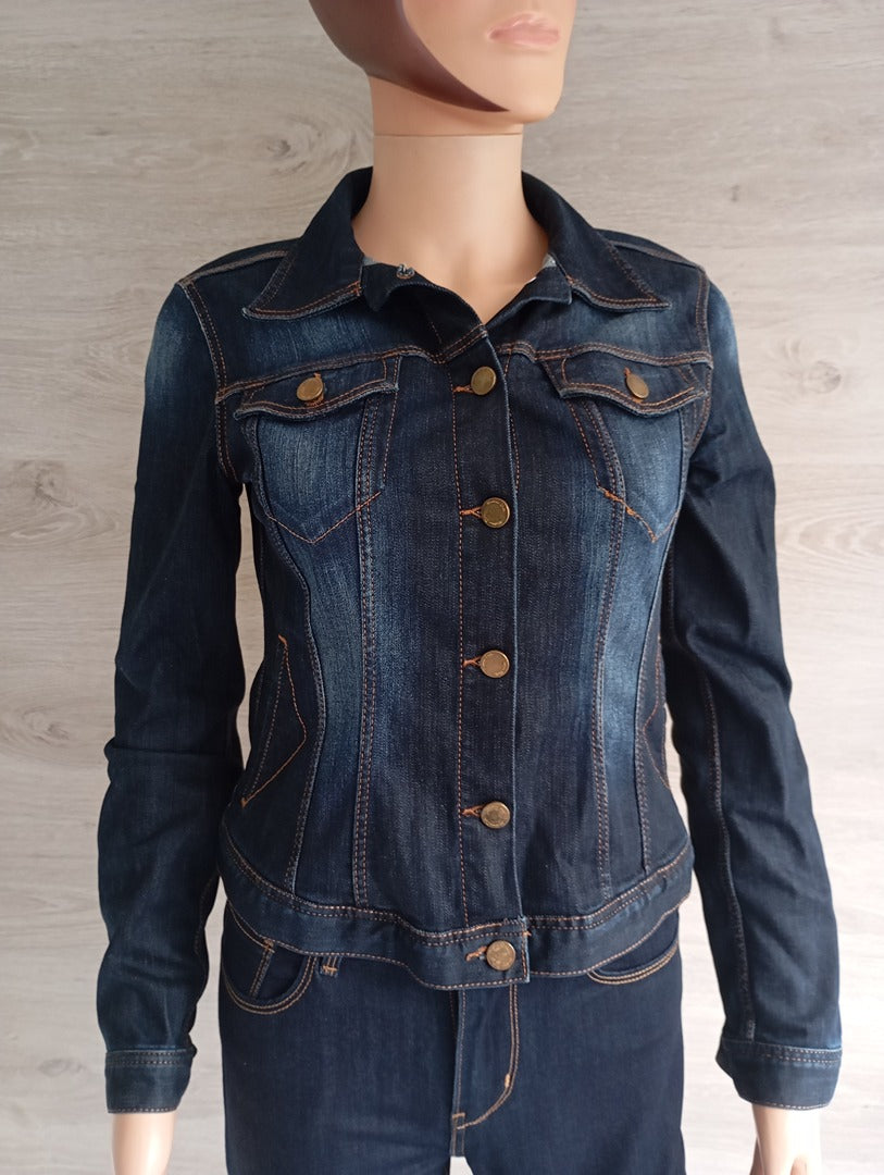 Super veste en jean Massimo Dutti taille S - marine en super état