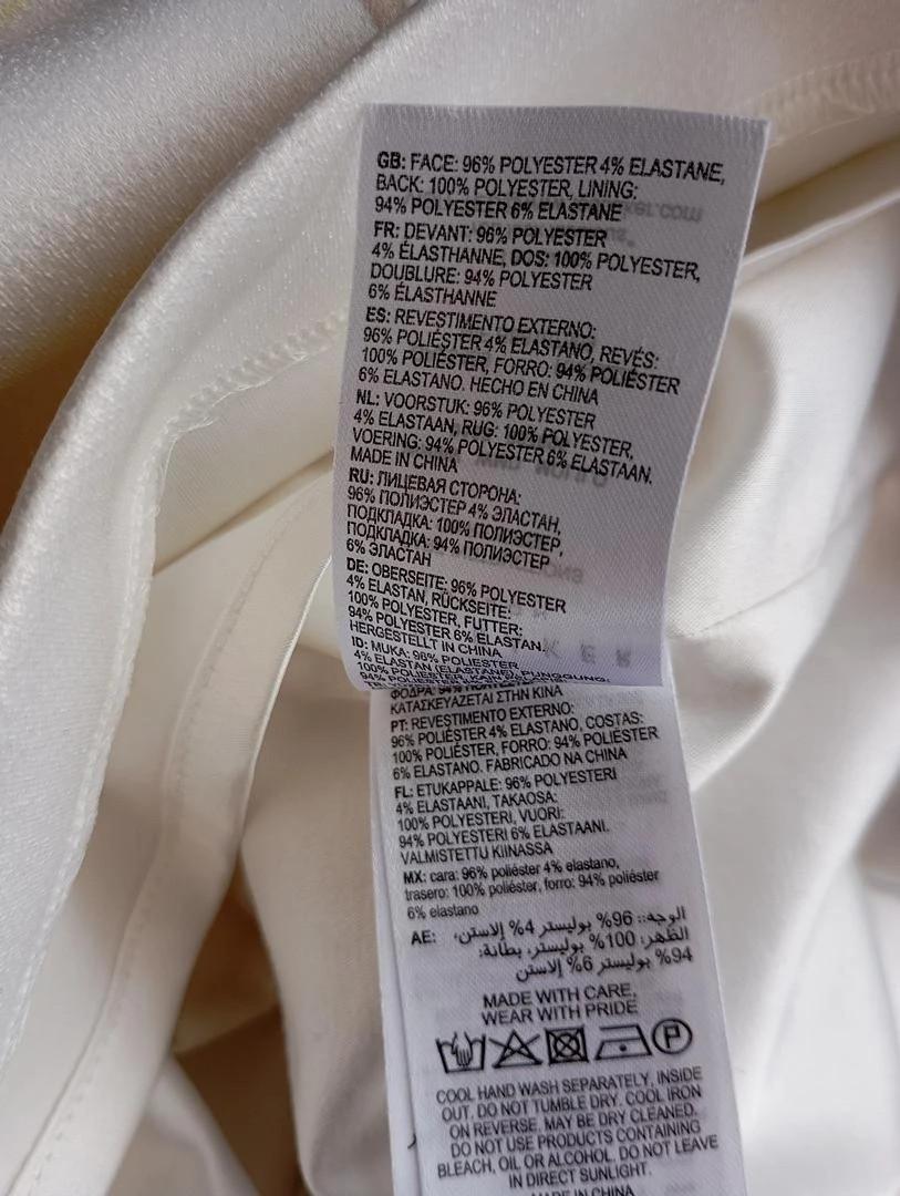 Robe mi-longue blanche imprimé nature — Ted Baker — Taille S — Très bon état
