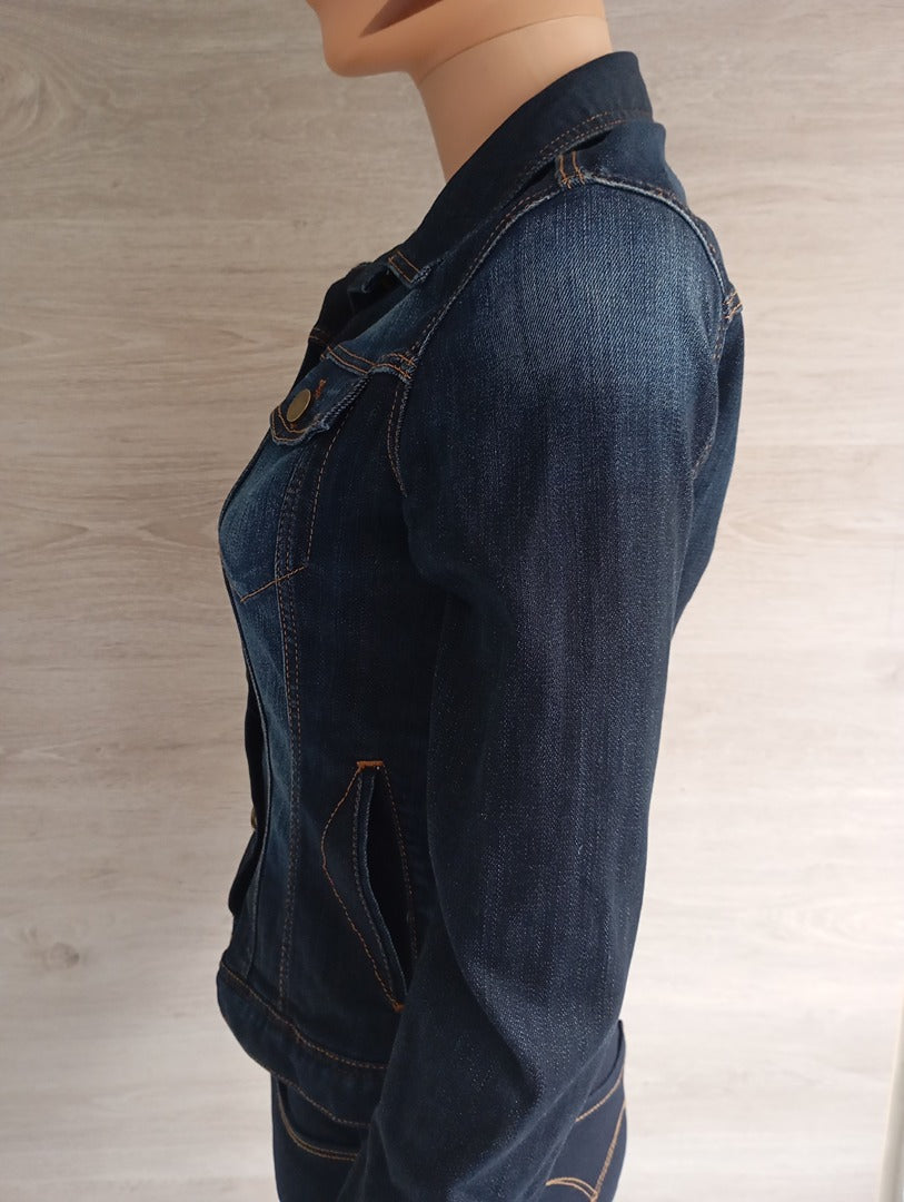 Super veste en jean Massimo Dutti taille S - marine en super état