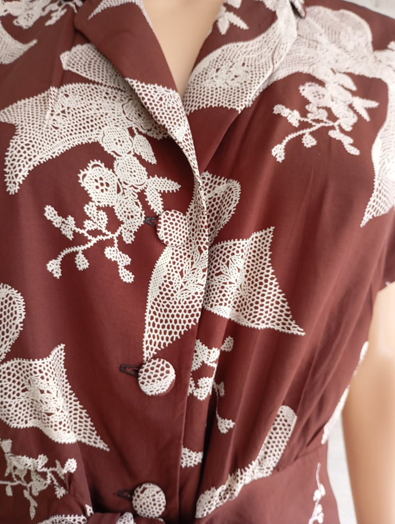 Robe midi Boa Paris - 38 - Bordeaux - Très bon état - viscose