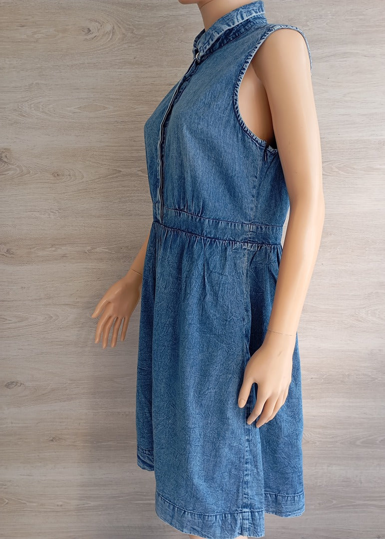 Robe en jean Monoprix femme - 42 - Bleu - Très bon état