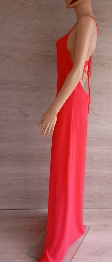 Superbe robe longue Easy Wear taille S - corail - neuve