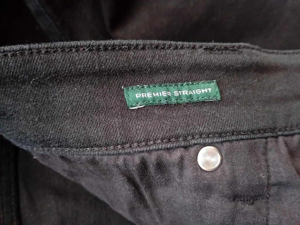 Joli jeans droit noir Lauren Ralph Lauren taille S