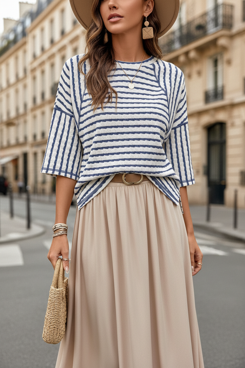 Blue Stripe jupe