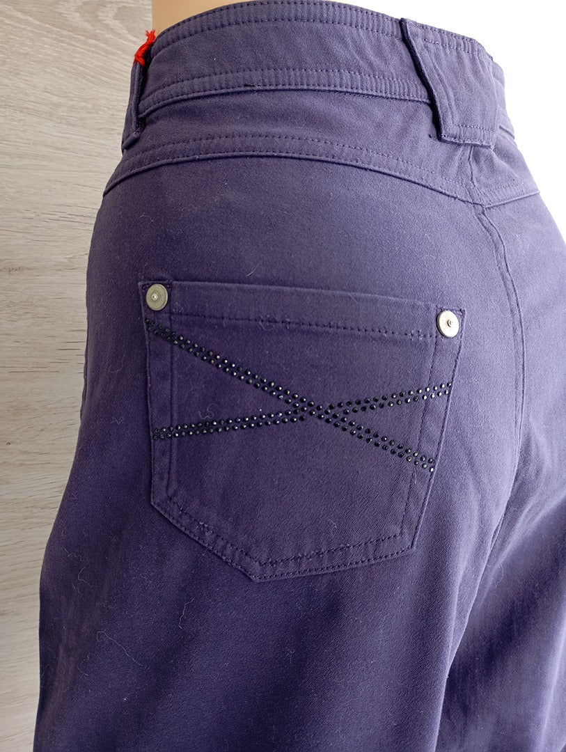 Pantalon Prima Uno - 46 - Violet - Neuf