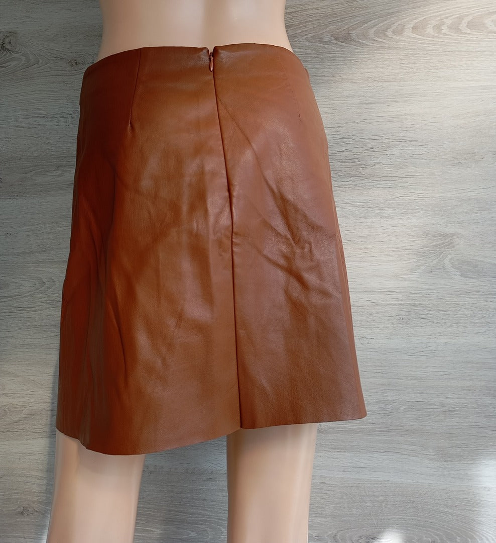Mini-jupe marron - Pimkie - T36 - Très bon état