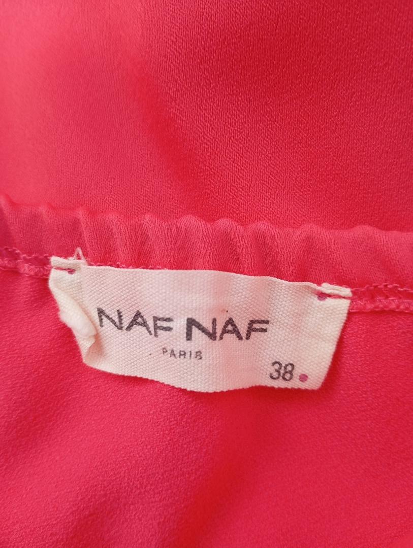 Robe bustier Naf Naf - 38 - Rose/noir - Très bon état