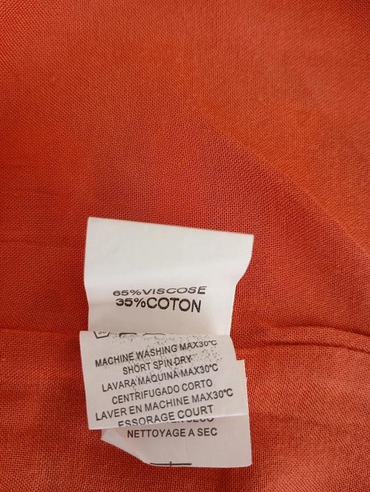 Blouse / robe / Tunique Orfeo Paris orange taille S/m