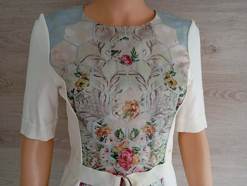 Robe Ted Baker - 36 - Blanc - Très bon état
