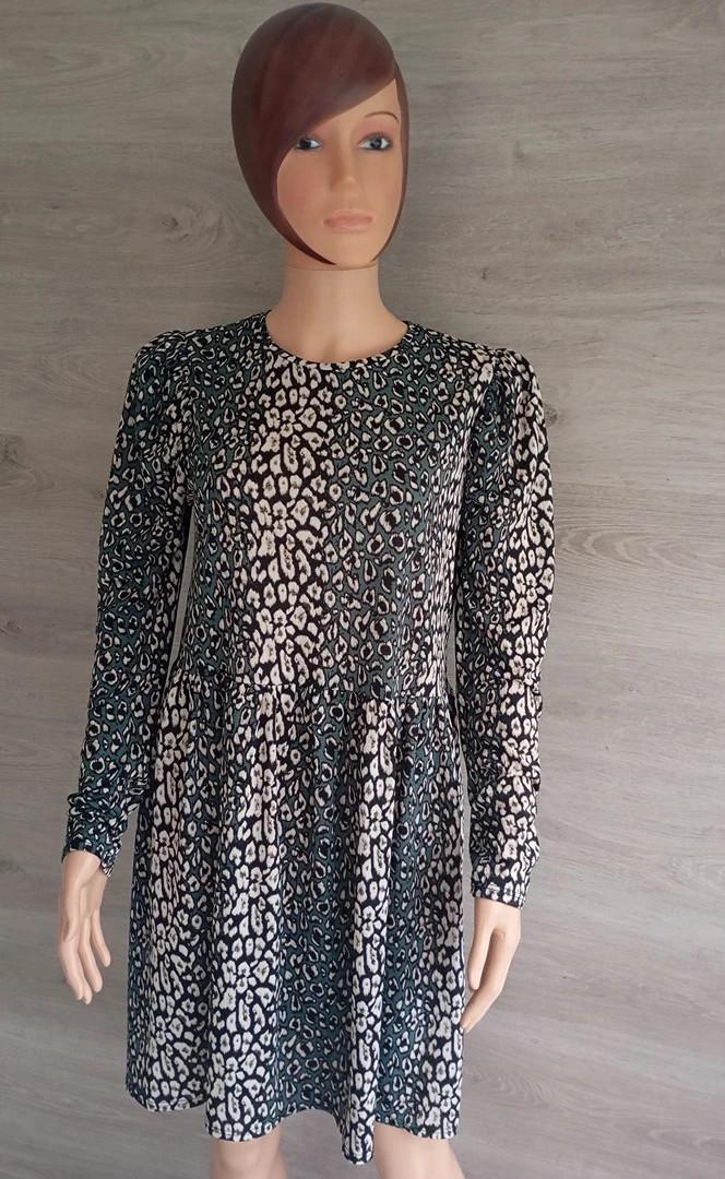 Robe Zara manches longues taille S effet animal - Multicolore - très bon état