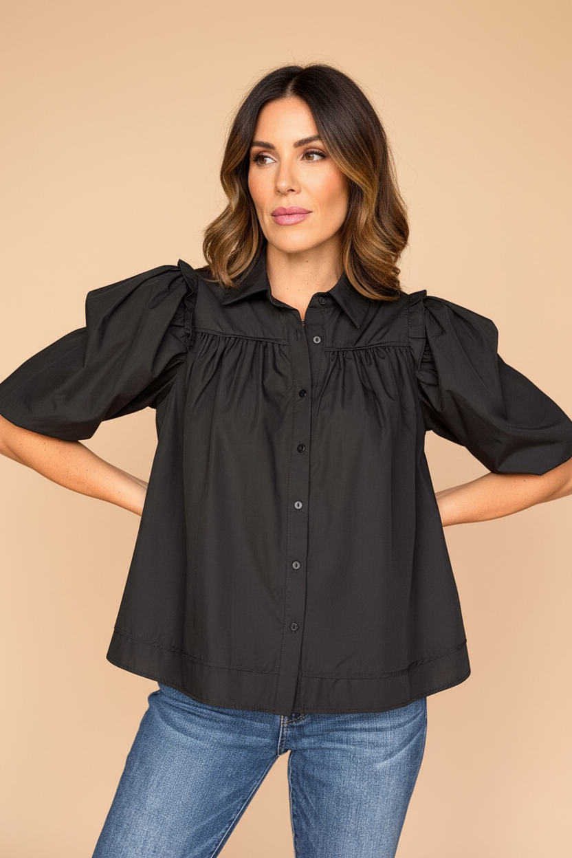 Chemise noire - reproduction fidèle