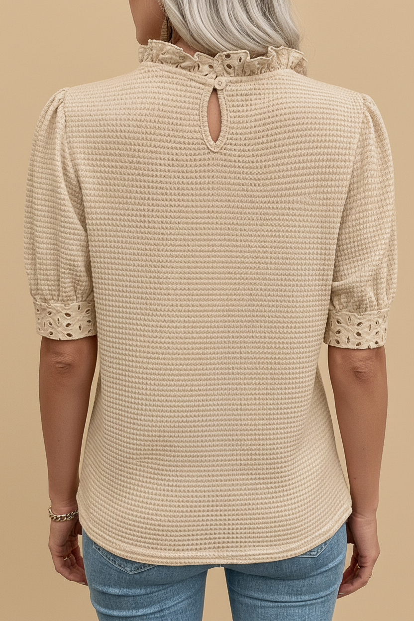 Chemisier parchemin - dos - fond beige corrigé