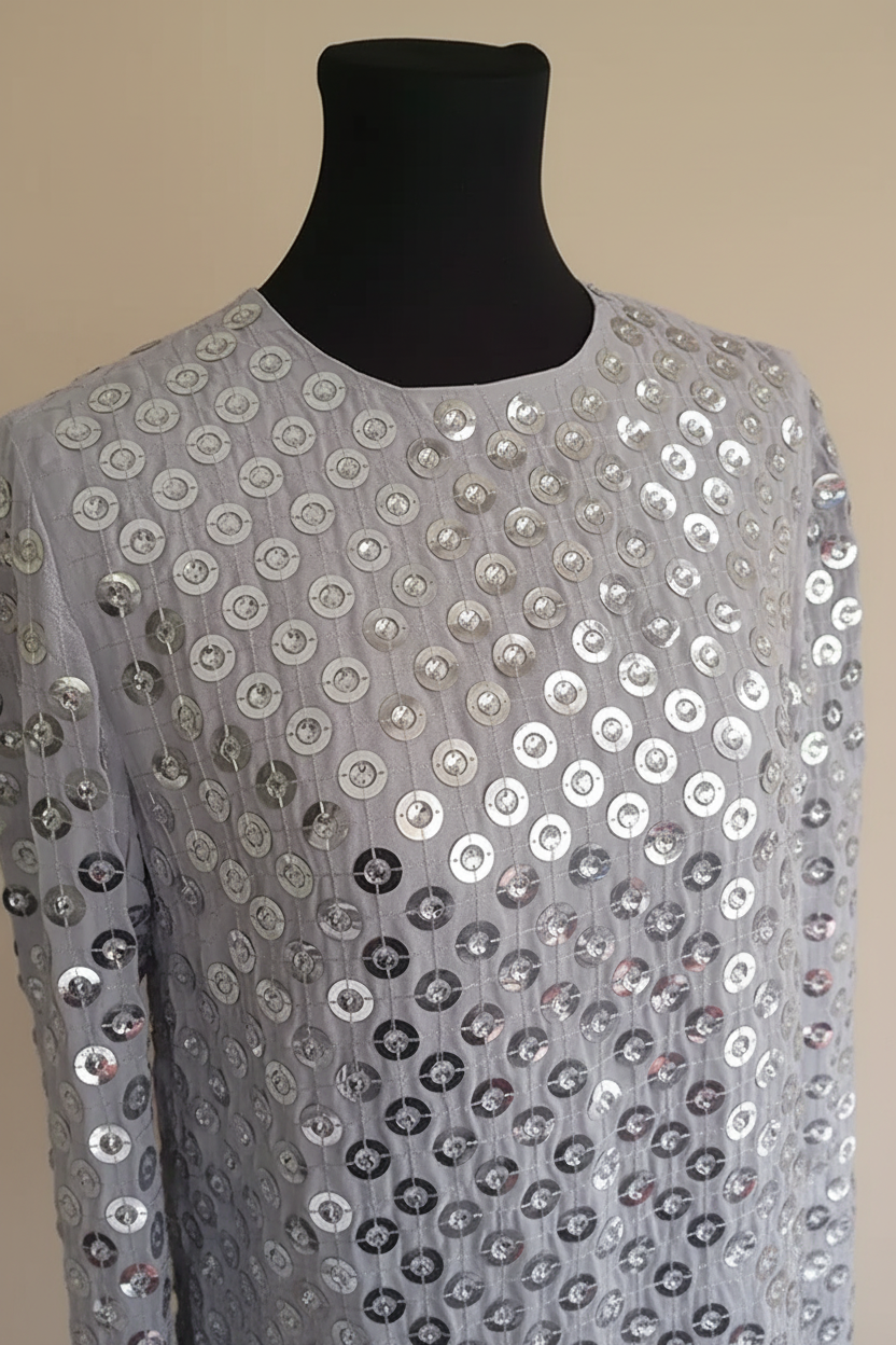 Détail sequins face